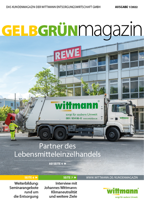 Titelbild Gelb Grün Magazin Ausgabe 1/2022